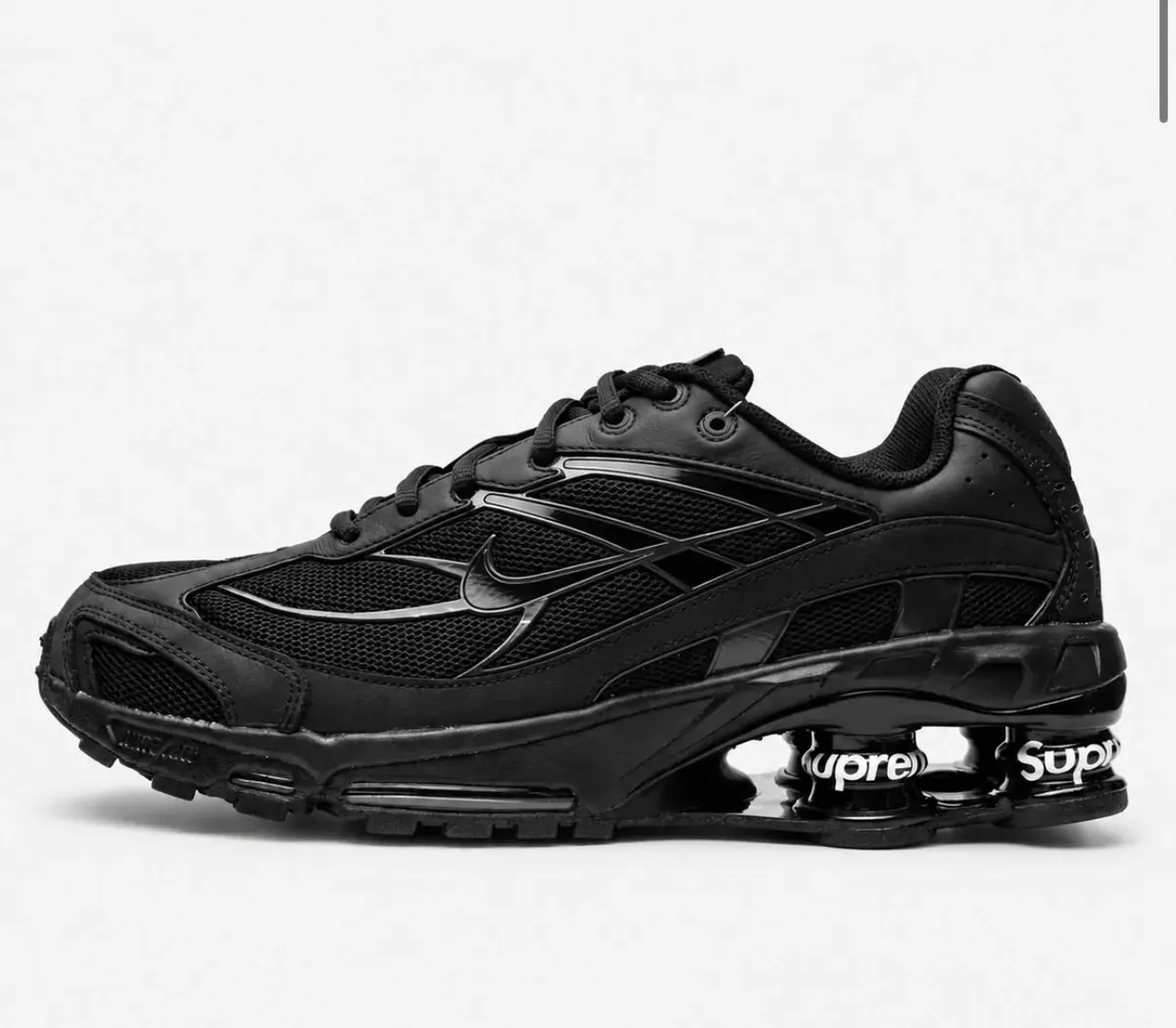 Nike Shox Ride 2 x Supreme Negro